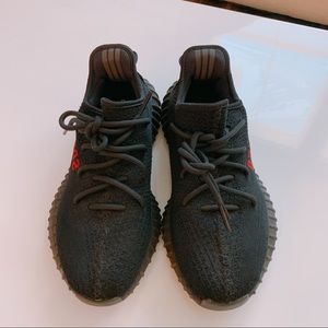 Yeezy boost 350 black /red noiess / rouge US 8